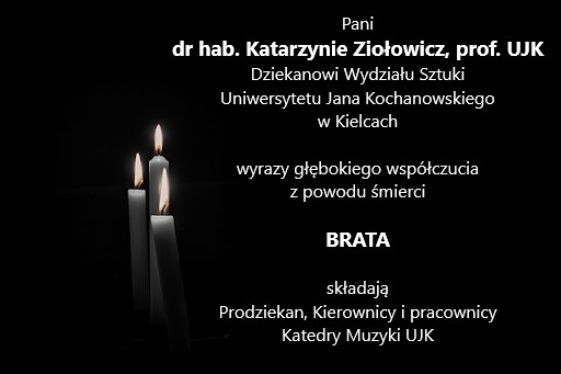Treść kondolencji