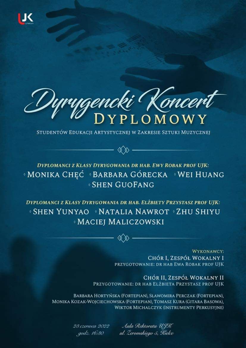 plakat dyplomy dyrygentów