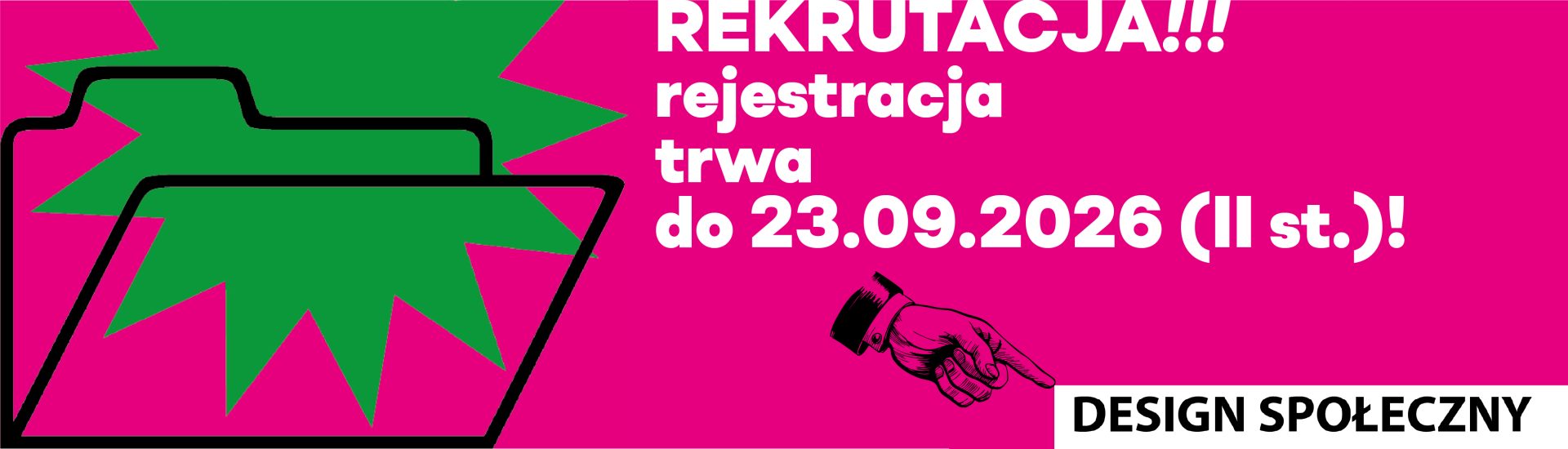 baner design społeczny rekrutacja