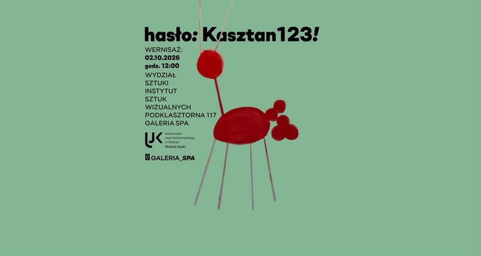 plakat wydarzenia "hasło: Kasztan123!"