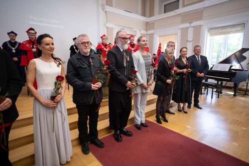 Gala wręczenia medali &bdquo;Zasłużony Kulturze Gloria Artis&rdquo; w czasie inauguracji roku akademickiego w Uniwersytecie Jana Kochanowskiego w Kielcach