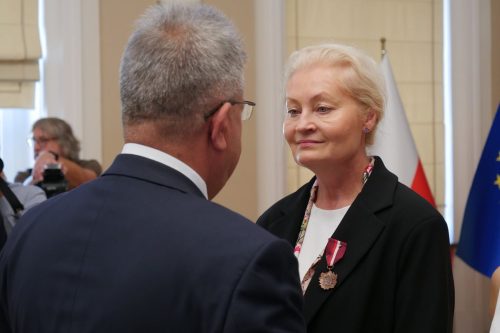 Gala wręczenia medali &bdquo;Zasłużony Kulturze Gloria Artis&rdquo; w czasie inauguracji roku akademickiego w Uniwersytecie Jana Kochanowskiego w Kielcach